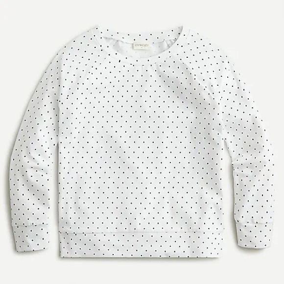 NWT J.Crew Girls' dreamy crewneck pullover, XS